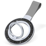 Magnetic Phone Ring Holder Glittery Finger Grip Phone Back Kickstand