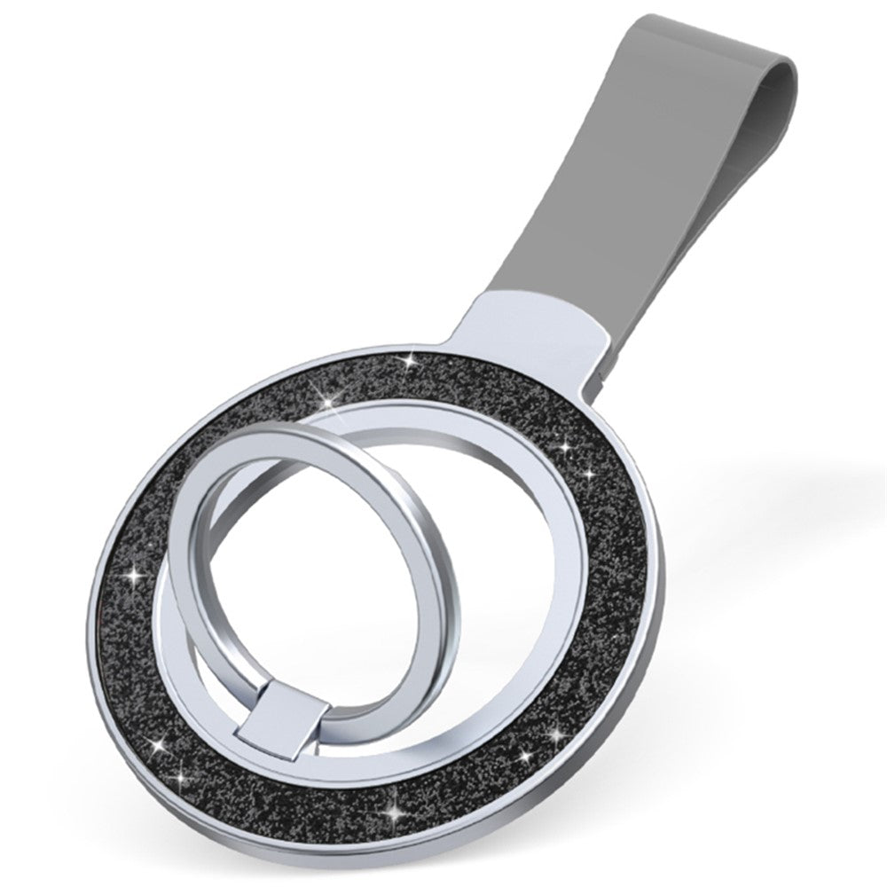Magnetic Phone Ring Holder Glittery Finger Grip Phone Back Kickstand