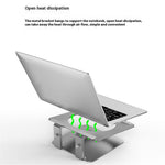 JIUSHARK 17-inch Notebook Desktop Heat Dissipation Stand Aluminum Alloy Laptop Heighten Bracket