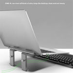 JIUSHARK 17-inch Notebook Desktop Heat Dissipation Stand Aluminum Alloy Laptop Heighten Bracket