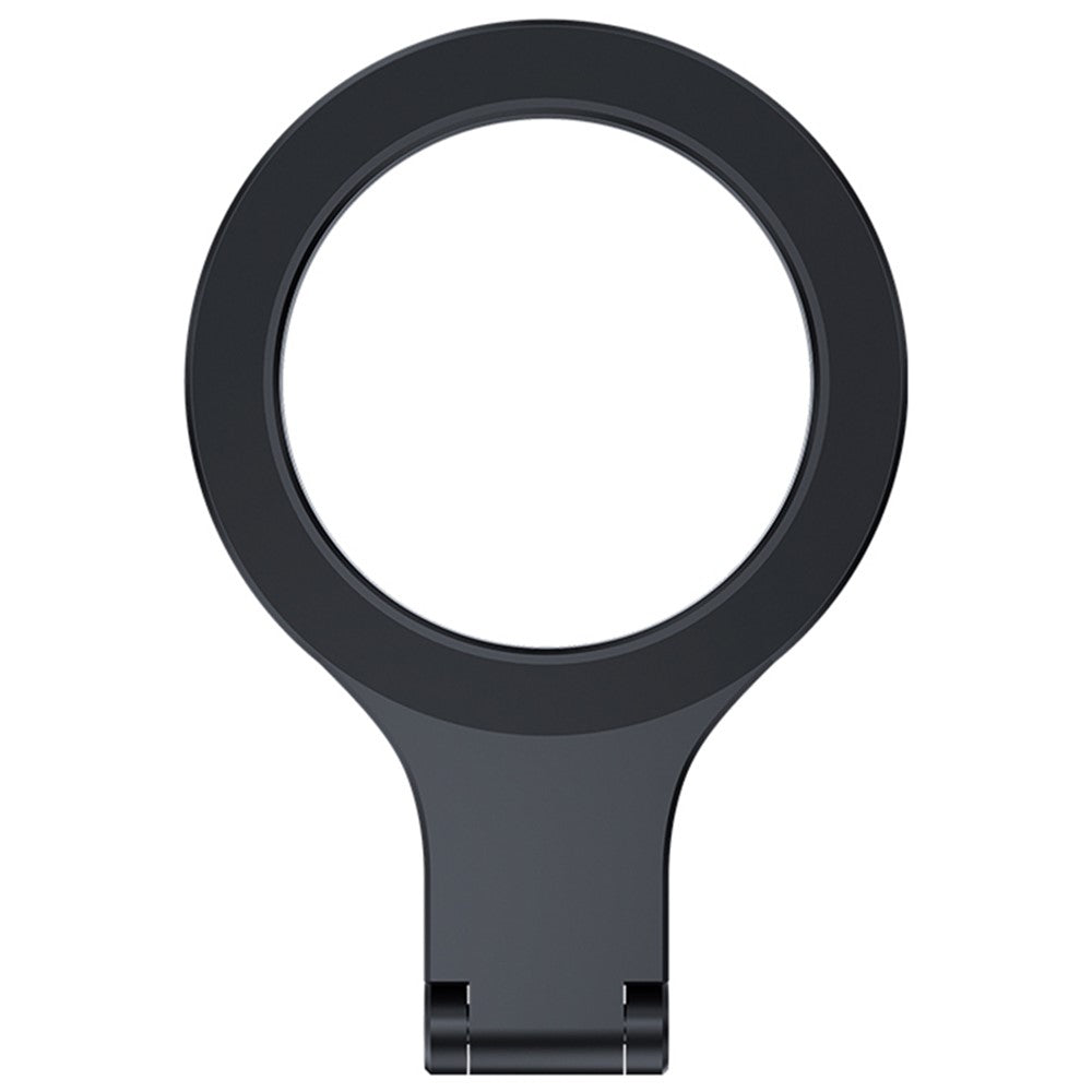 D59 Magnetic Phone Back Dual Ring Holder Aluminum Alloy Support Kickstand Finger Ring Grip