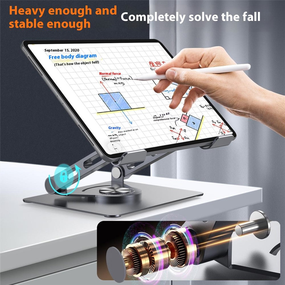 X3 360 Degree Rotating Folding Tablet Holder Heat Dissipation Desktop Phone Bracket