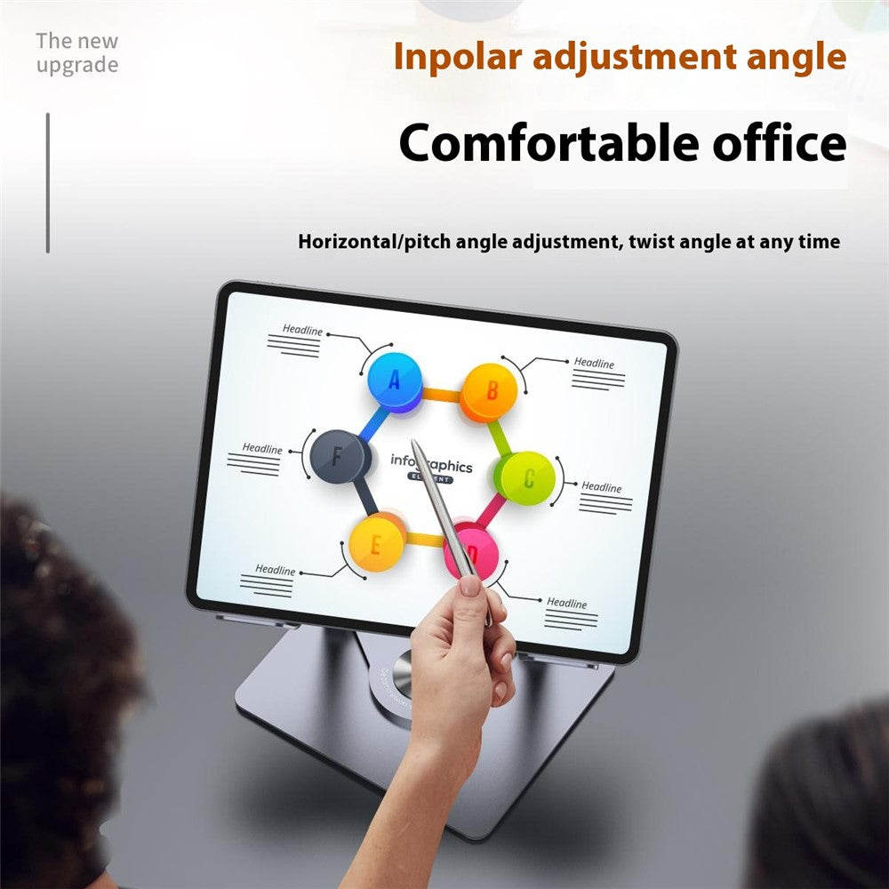 X3 360 Degree Rotating Folding Tablet Holder Heat Dissipation Desktop Phone Bracket