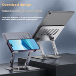 X3 360 Degree Rotating Folding Tablet Holder Heat Dissipation Desktop Phone Bracket