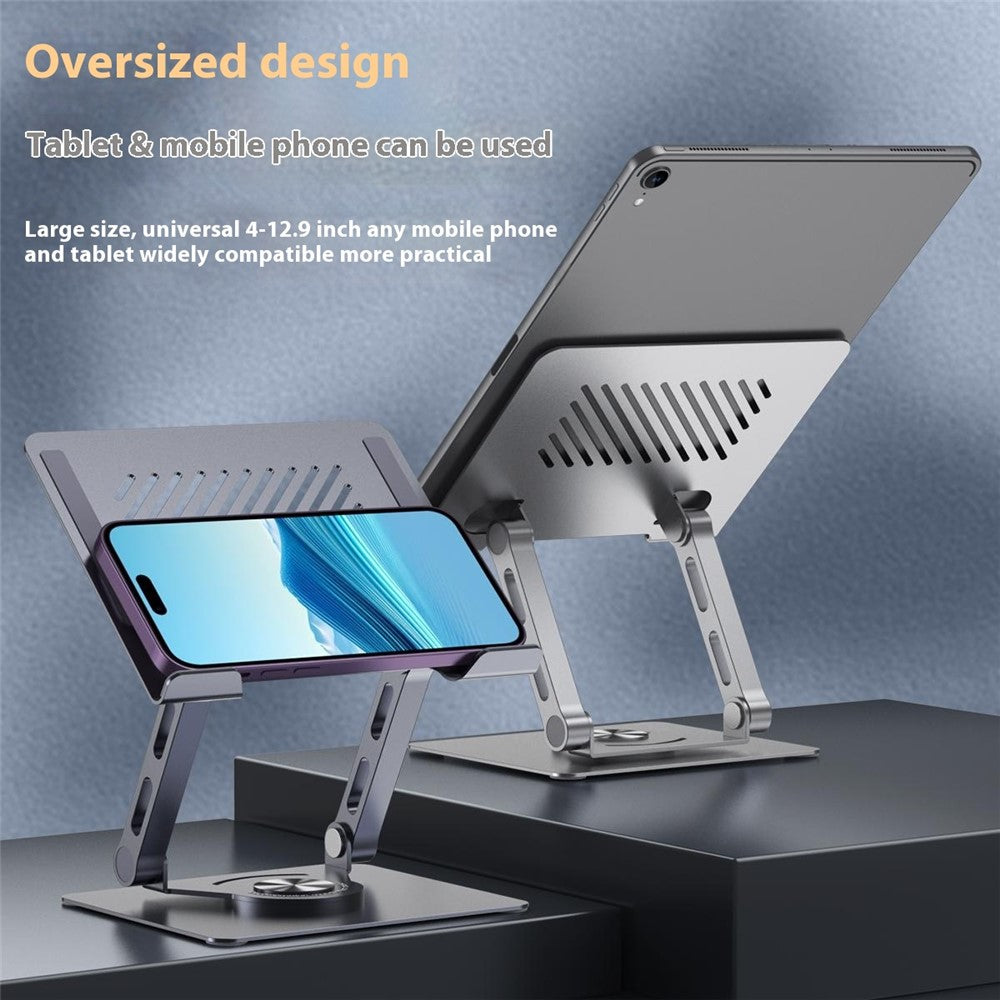 X3 360 Degree Rotating Folding Tablet Holder Heat Dissipation Desktop Phone Bracket