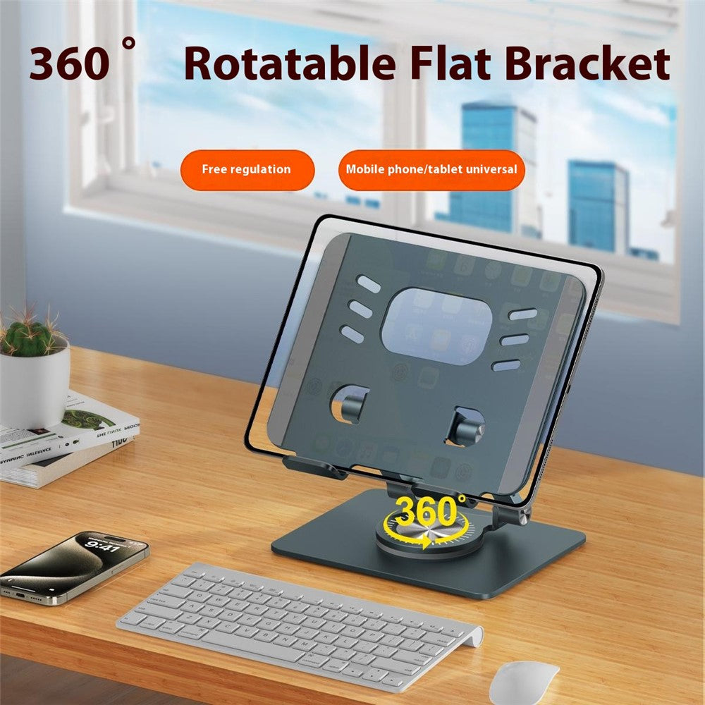 XWJ-2078 360 Degree Rotating Tablet Stand Folding Desktop Bracket with Adjustable Height