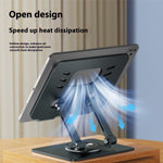XWJ-2078 360 Degree Rotating Tablet Stand Folding Desktop Bracket with Adjustable Height