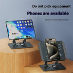 XWJ-2078 360 Degree Rotating Tablet Stand Folding Desktop Bracket with Adjustable Height