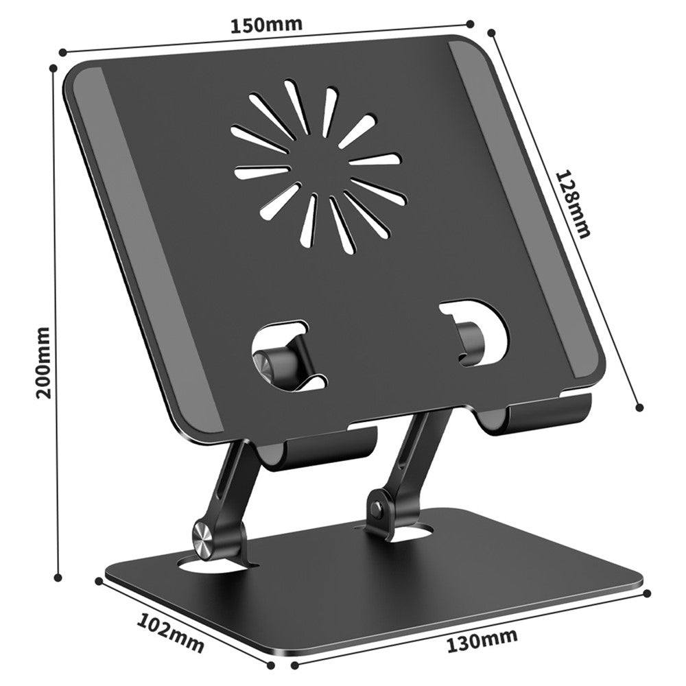 XWJ-2068 Justerbart telefon-/tabletstativ i aluminiumslegering med kølefunktion