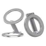Alloy Folding Phone Holder Magnetic Car Desktop Phone Bracket With Iron Pad