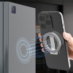 Alloy Folding Phone Holder Magnetic Car Desktop Phone Bracket With Iron Pad