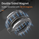 Alloy Folding Phone Holder Magnetic Car Desktop Phone Bracket With Iron Pad