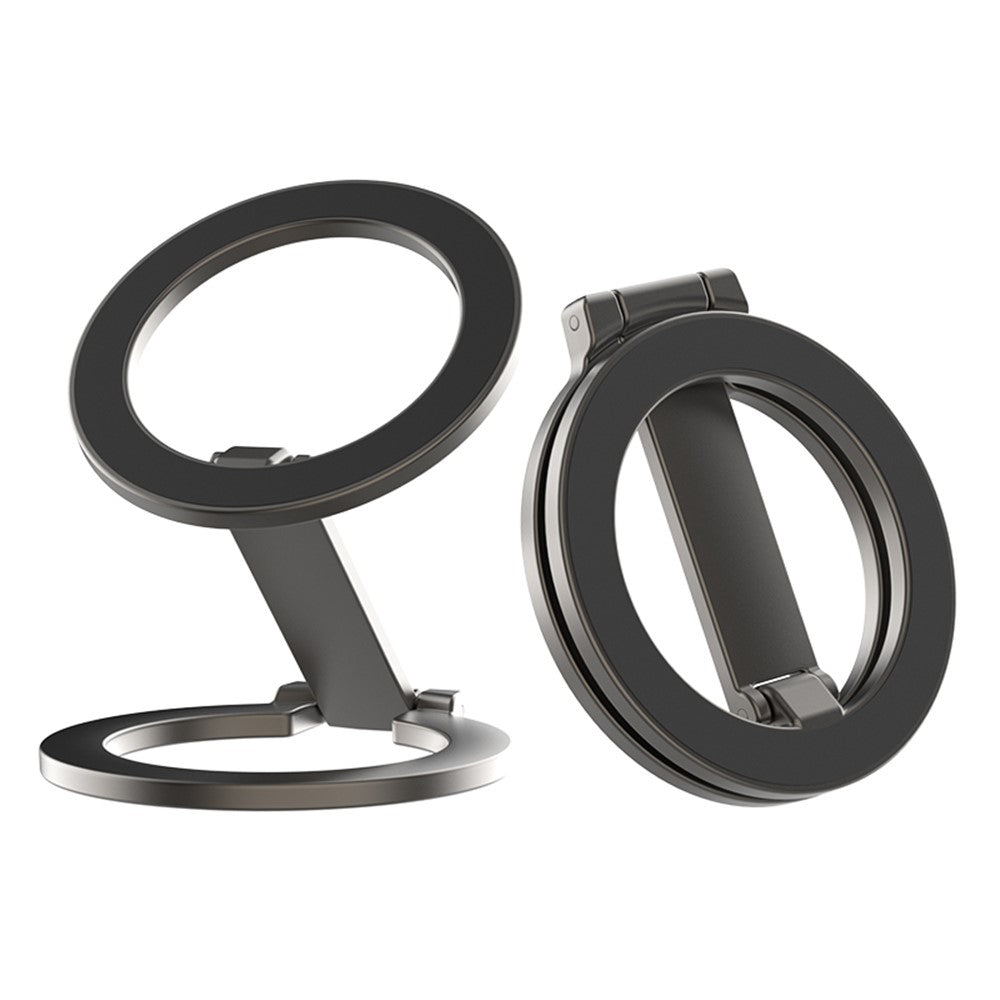 Alloy Folding Phone Holder Magnetic Car Desktop Phone Bracket With Iron Pad