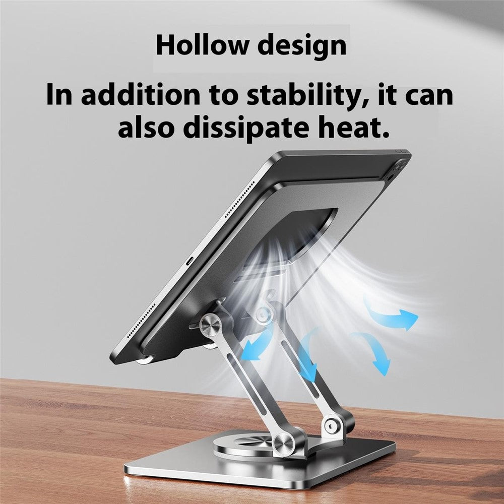 P2069 360 Degree Rotating Desktop Stand for Mobile Phone Tablet Heat Dissipation Aluminum Alloy Bracket