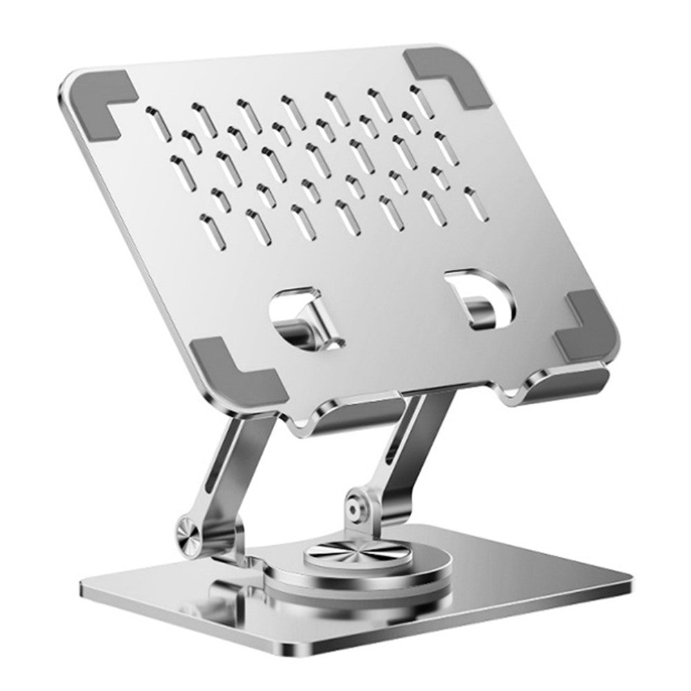 P2083 Heat Dissipation Alloy Steel 360 Degree Rotating Desktop Stand for Mobile Phone Tablet