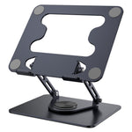 L308 Portable 360° Rotating Tablet Stand for Devices Up to 17.3 Inches Foldable Desktop Holder