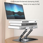 L305 Justerbar tabletstander Aluminiumlegering Køledesign Bordholder til bærbare computere
