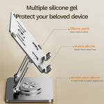 J58 Cooling Gaming Stand Rotating Tablet Holder Dual Rod Support Alloy Steel Foldable Cradle
