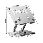 J58 Cooling Gaming Stand Rotating Tablet Holder Dual Rod Support Alloy Steel Foldable Cradle