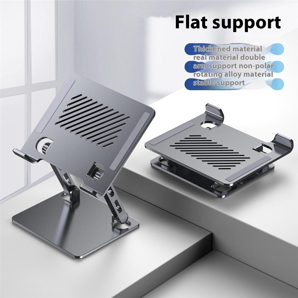 J26S Desktop Universal Tablet Stand Alloy Steel Metal Foldable Height Adjustable Holder