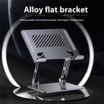 J26S Desktop Universal Tablet Stand Alloy Steel Metal Foldable Height Adjustable Holder