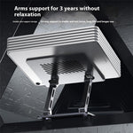 J26S Desktop Universal Tablet Stand Alloy Steel Metal Foldable Height Adjustable Holder