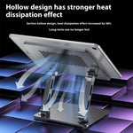 J26S Desktop Universal Tablet Stand Alloy Steel Metal Foldable Height Adjustable Holder