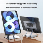 J18S Alloy Steel Live Streaming Phone Tablet Stand 360 Degree Rotation Desktop Holder