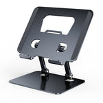 J18S Alloy Steel Live Streaming Phone Tablet Stand 360 Degree Rotation Desktop Holder
