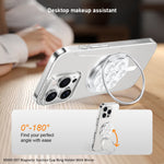 XUNDD XDHO-057 Magnetic Suction Cup Phone Mount Rotating Stand Holder with Makeup Mirror