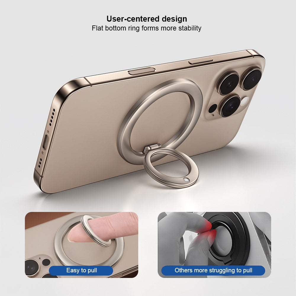XUNDD XDHO-060 Magnetic Phone Ring Holder Portable Ring Grip Stand Adjustable Kickstand