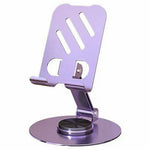 002 Metal Hollow Cooling Stand Rotatable Folding Cell Phone Lazy Bracket for Live Streaming