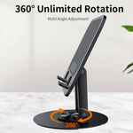 JMARY MK-85 Laptop Tablet Rotatable Foldable Stand Adjustable Dual-Axis Carbon Steel Base Notebook Holder