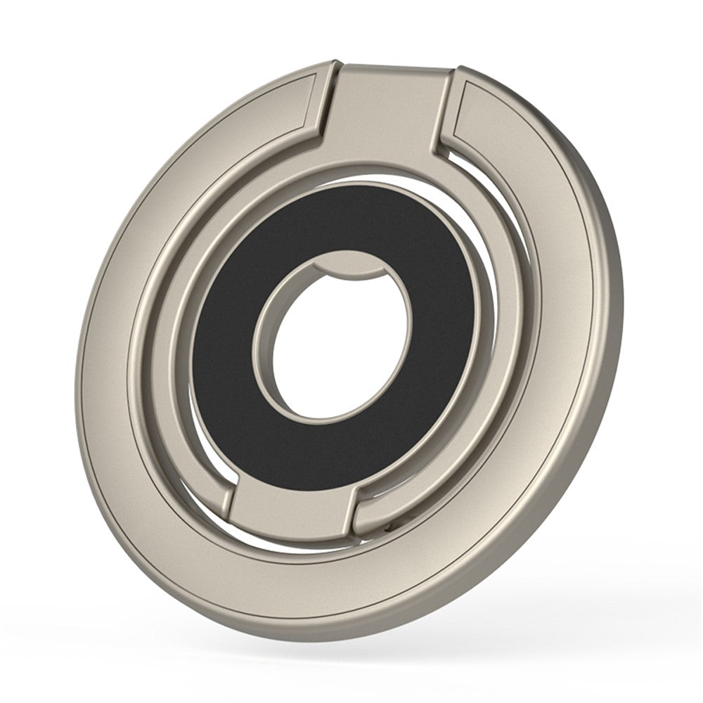 Tri-Fold Magnetic Kickstand Adjustable Angle Phone Metal Ring Holder