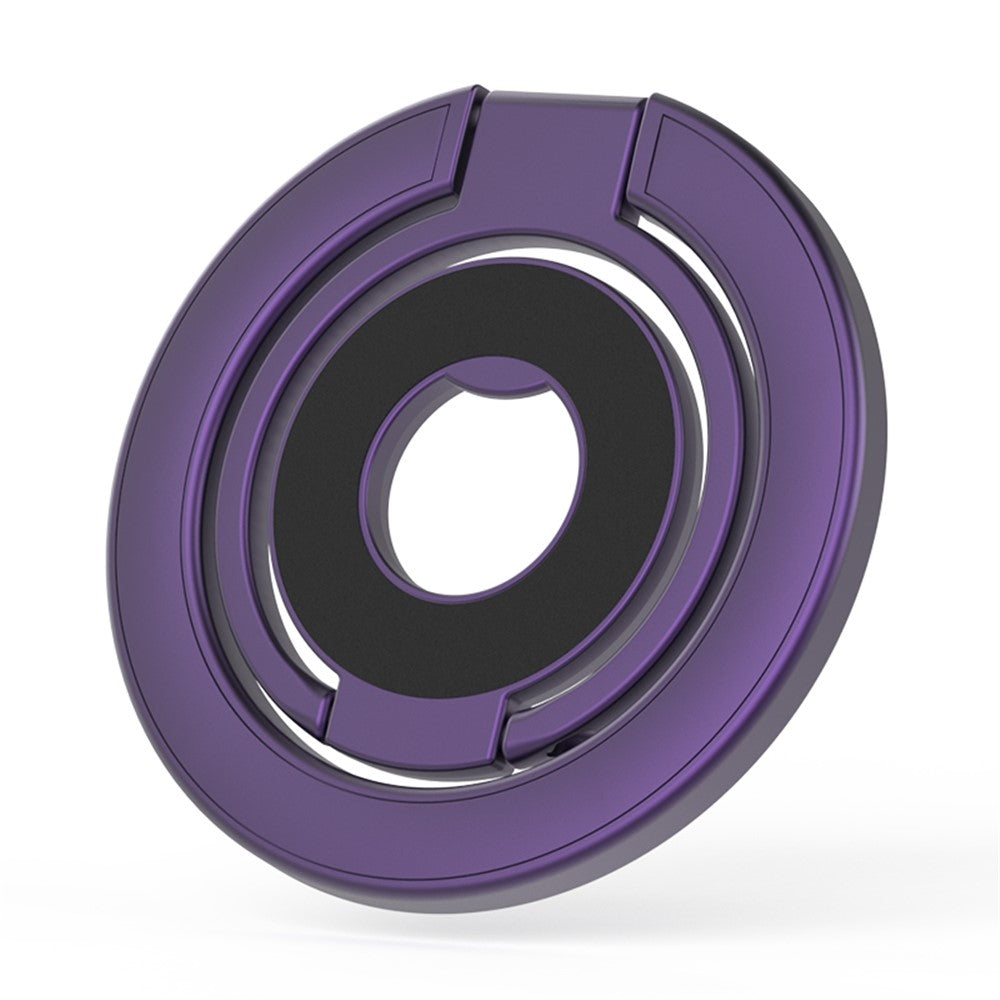 Tri-Fold Magnetic Kickstand Adjustable Angle Phone Metal Ring Holder