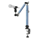 LANPARTE B-DMS-01 Clip On Heavy Duty Microphone Holder Three Sections Adjustable Boom Arm Stand