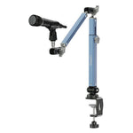 LANPARTE B-DMS-01 Clip On Heavy Duty Microphone Holder Three Sections Adjustable Boom Arm Stand