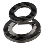 Foldable Metal Kickstand Carbon Fiber Texture Double-Sided Magnetic Holder