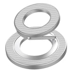 Foldable Metal Kickstand Carbon Fiber Texture Double-Sided Magnetic Holder
