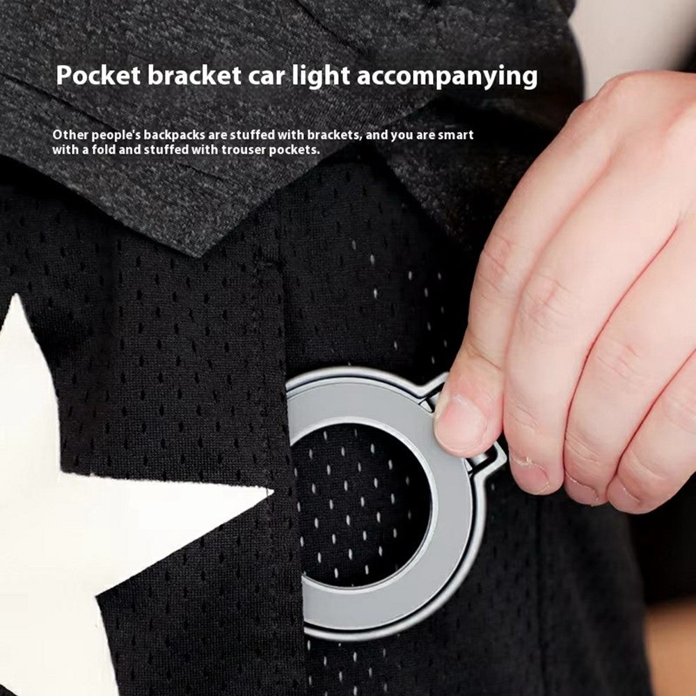 T15 2 in 1 Magnetic Phone Stand Ring Holder Foldable Aluminum Alloy Bracket for iPhone  /  iPad