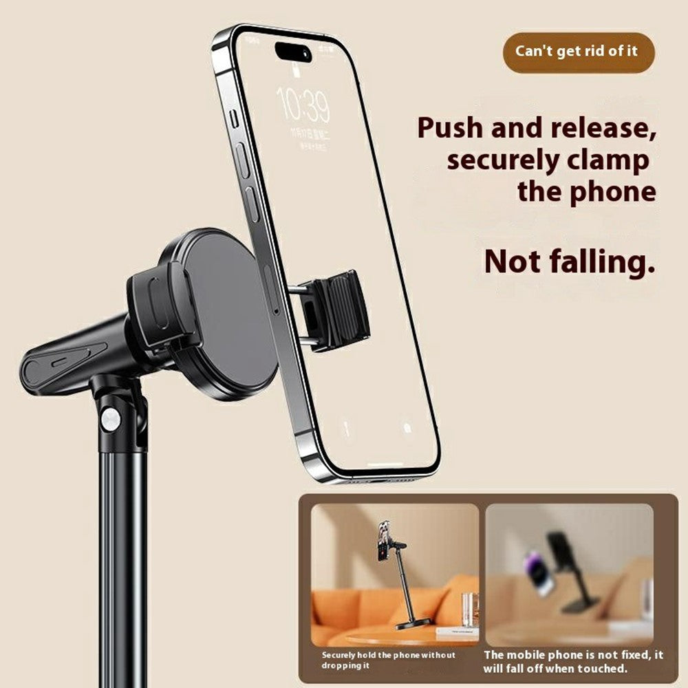 T16 Rotating Extendable Desktop Phone Holder Livestream Vlog Recording Adjustable Stand