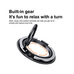Magnetic Ring Kickstand 360 Degree Rotation Multifunctional 2 in 1 Phone Holder