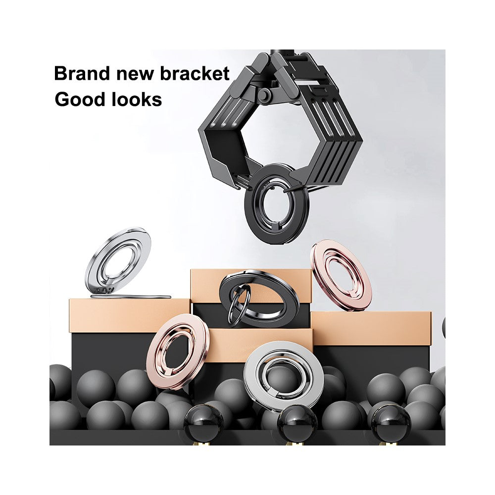 Magnetic Ring Kickstand 360 Degree Rotation Multifunctional 2 in 1 Phone Holder