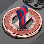 Phone Ring Kickstand 360 Degree Rotation Glitter Rhinestones Magnetic Holder
