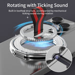 Carbon Fiber Texture Ring Kickstand 360 Degree Rotation Magnetic Phone Holder
