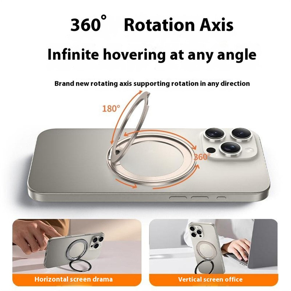 Q5 Adhesive Magnetic Ring Stand Holder Rotation Cell Phone Grip