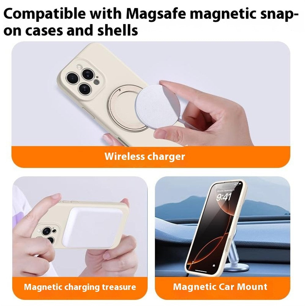 Q5 Adhesive Magnetic Ring Stand Holder Rotation Cell Phone Grip