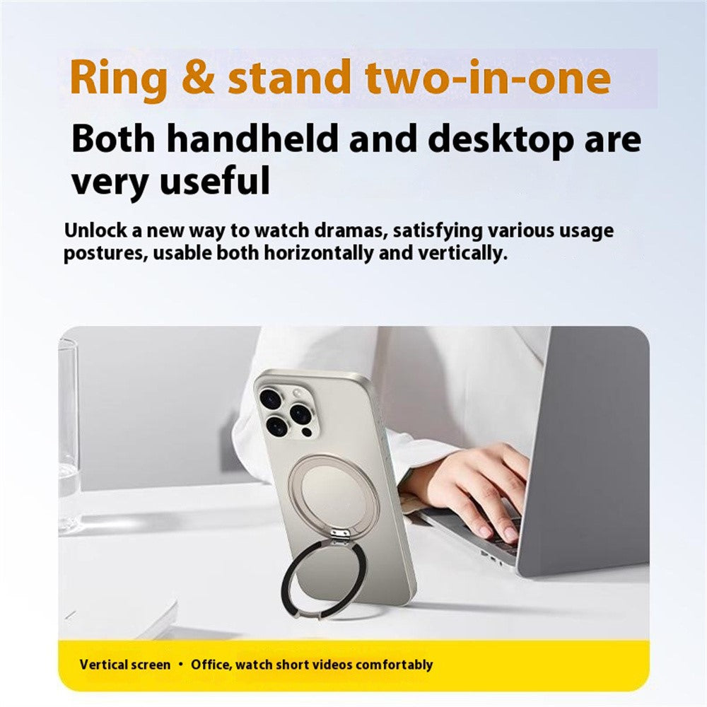 Q5 Adhesive Magnetic Ring Stand Holder Rotation Cell Phone Grip