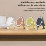 Universal Magnetic Phone Stand Anti Drop Waist Clip Bracket for Desktop / Computer Mount