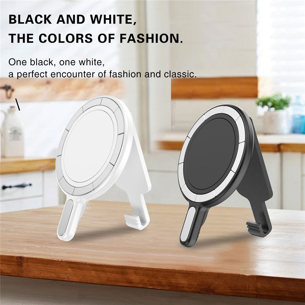 Universal Magnetic Phone Stand Anti Drop Waist Clip Bracket for Desktop / Computer Mount